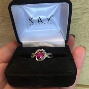 Kay jewelers ring size 7 sterling silver